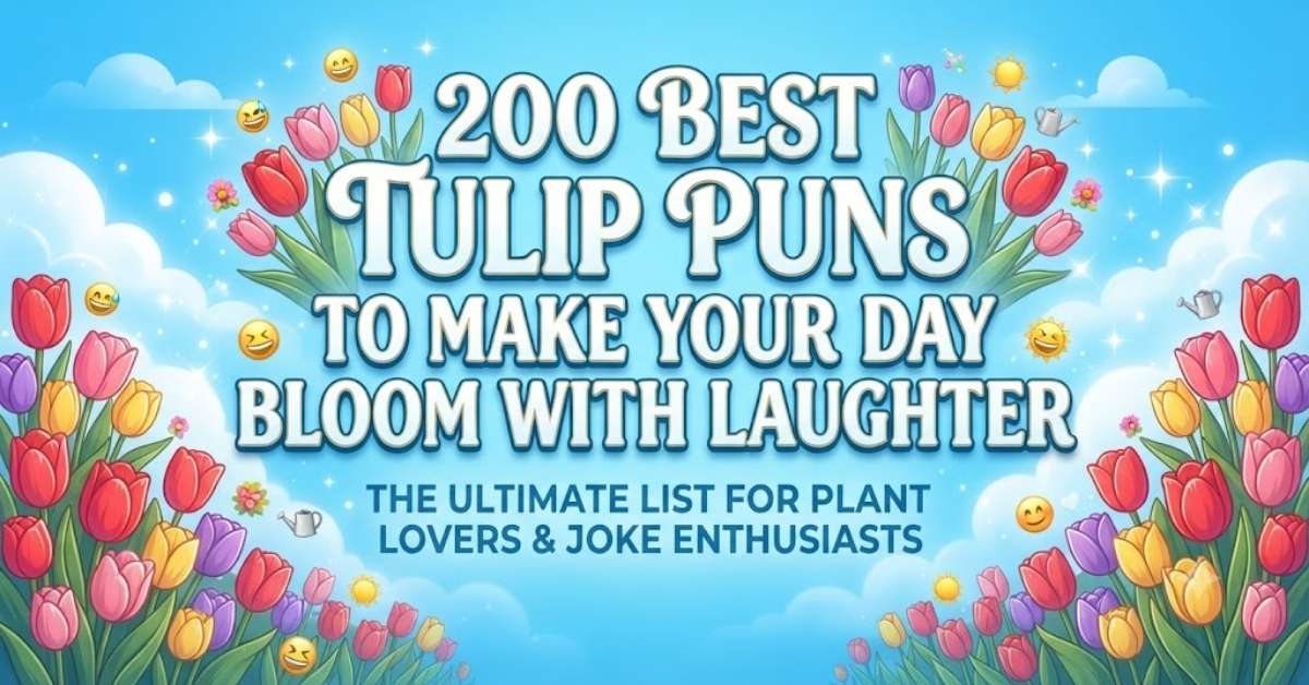 200 Best Tulip Puns to Make Your Day Bloom with Laughter
