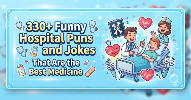 330+ Funny Hospital Puns and Jokes That Are the Best Medicine