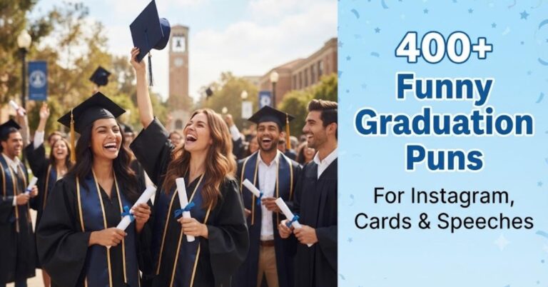 400+ Funny Graduation Puns for Instagram, Cards & Speeches 