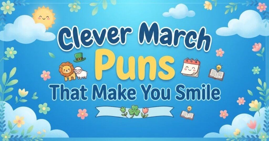 Clever March Puns That Make You Smile
