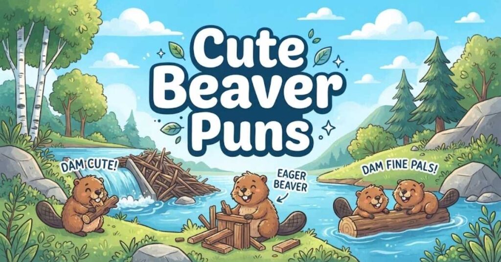 Cute Beaver Puns