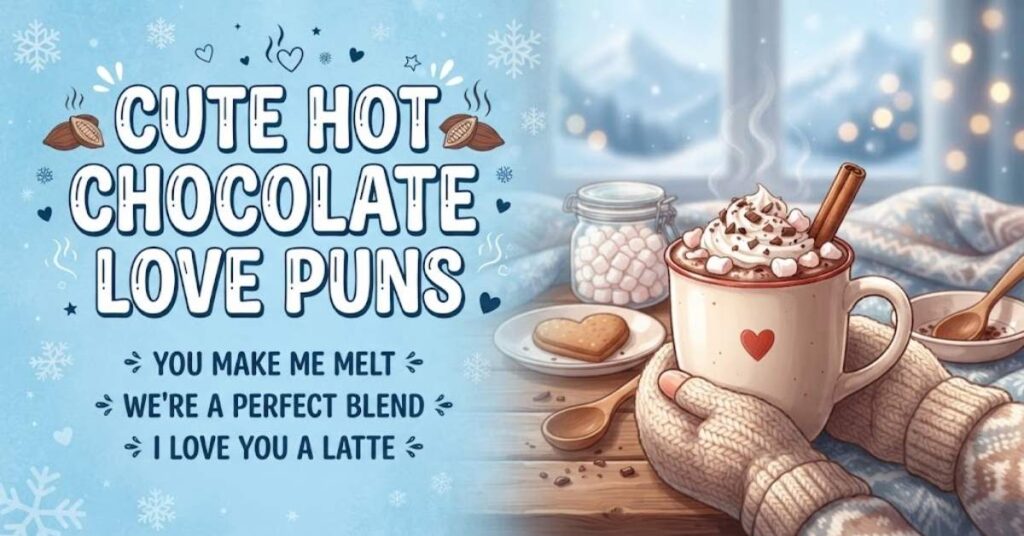 Cute Hot Chocolate Love Puns