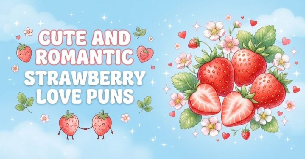 Cute and Romantic Strawberry Love Puns