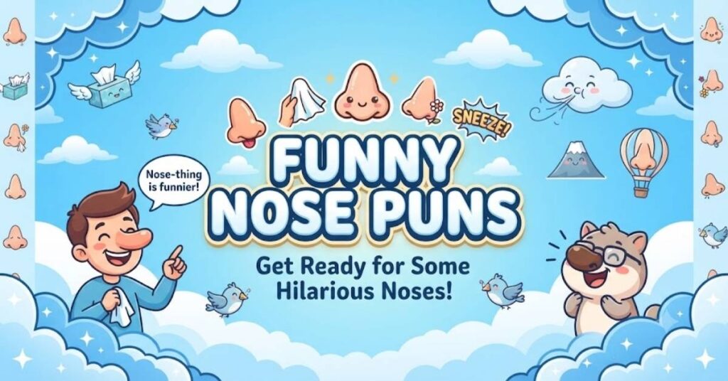 funny nose puns