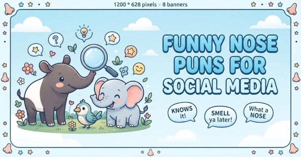Funny Nose Puns for Social Media