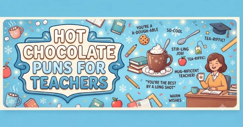 Hot Chocolate Puns for Teachers