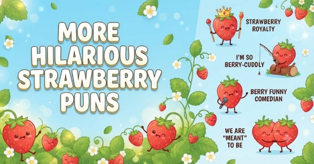 More Hilarious Strawberry Puns