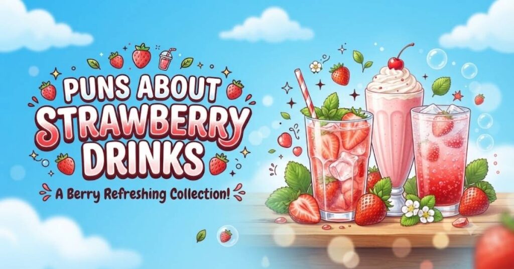 Puns About Strawberry Drinks