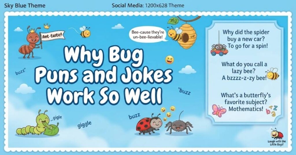 Why Bug Puns and Jokes Work So Well